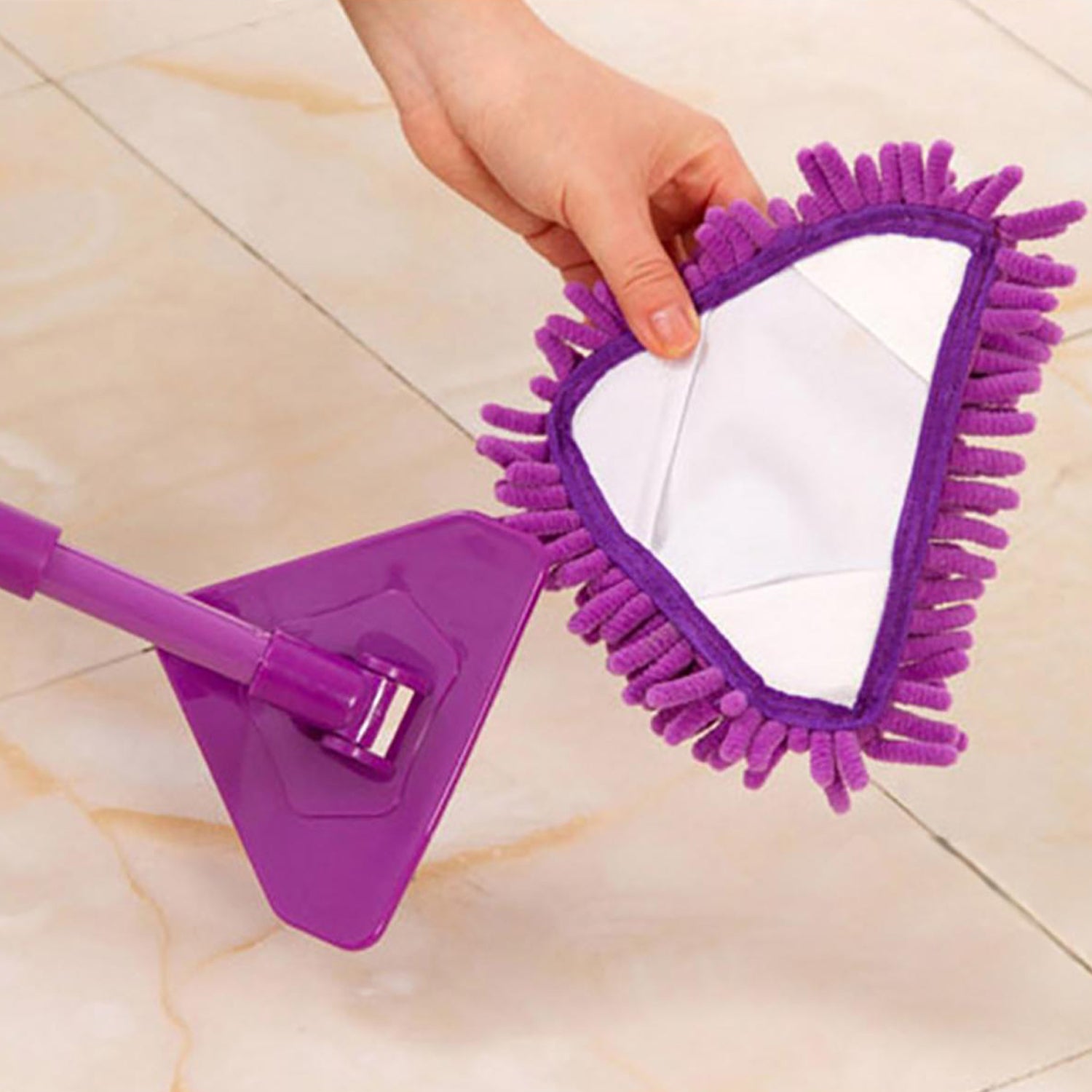 6001 Stainless Steel Road Adjustable Triangle Mop Used for Cleaning Dusty and Wet Floor Surfaces and Tiles. 6001 Stainless Steel Road Adjustable Triangle Mop Used for Cleaning Dusty and Wet Floor Surfaces and Tiles.